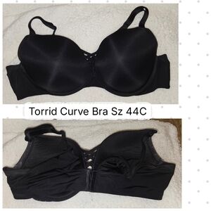 Torrid Elegant Black Bra Sz 44C